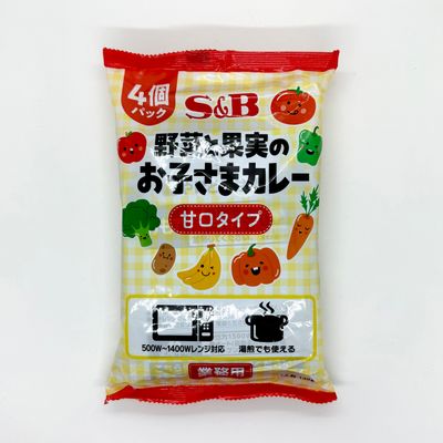 S&amp;B Kids Curry 4p