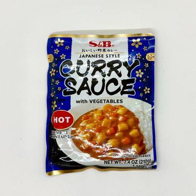 S&amp;B Curry Sauce Hot 210g