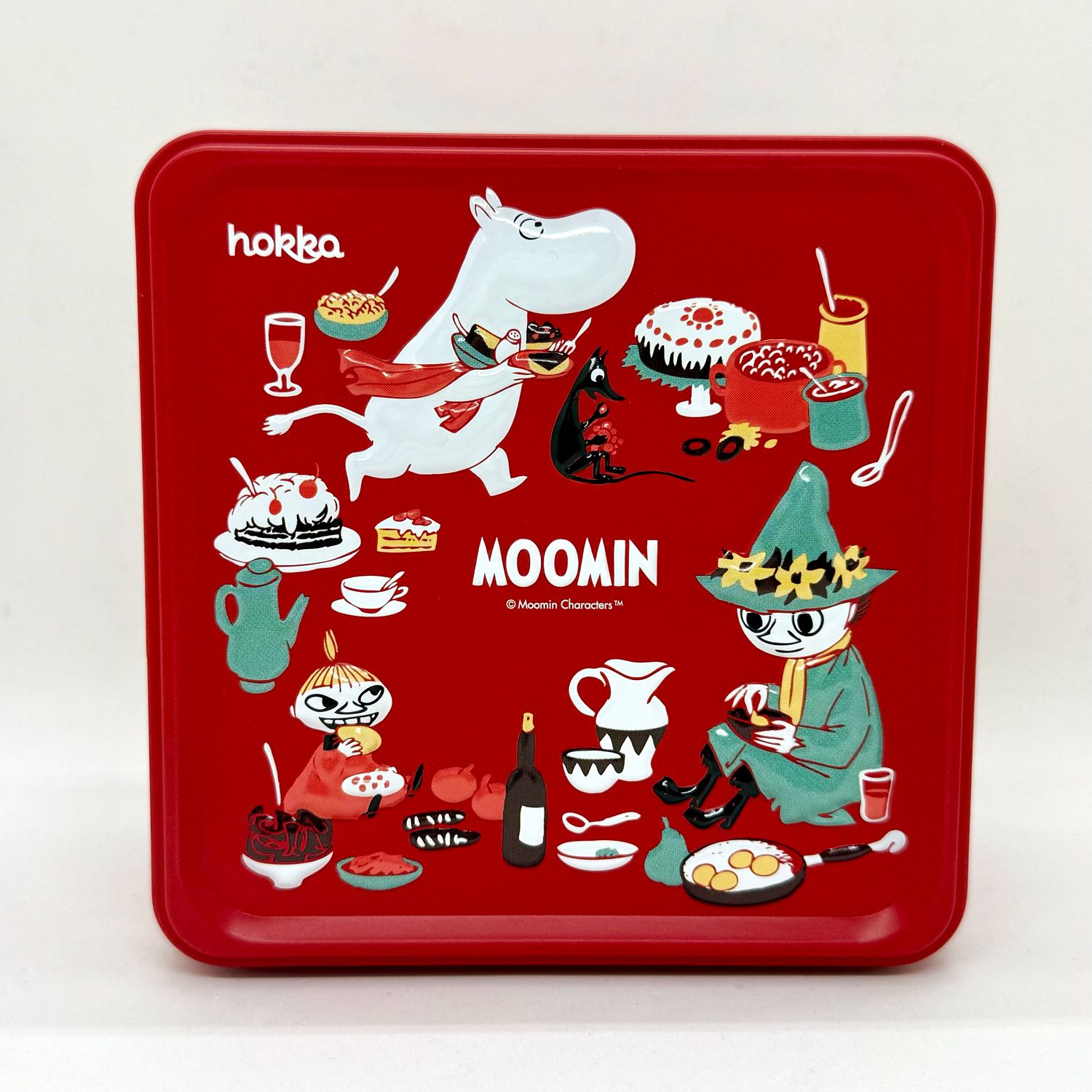 Hokka Moomin Cookie Tin Berry