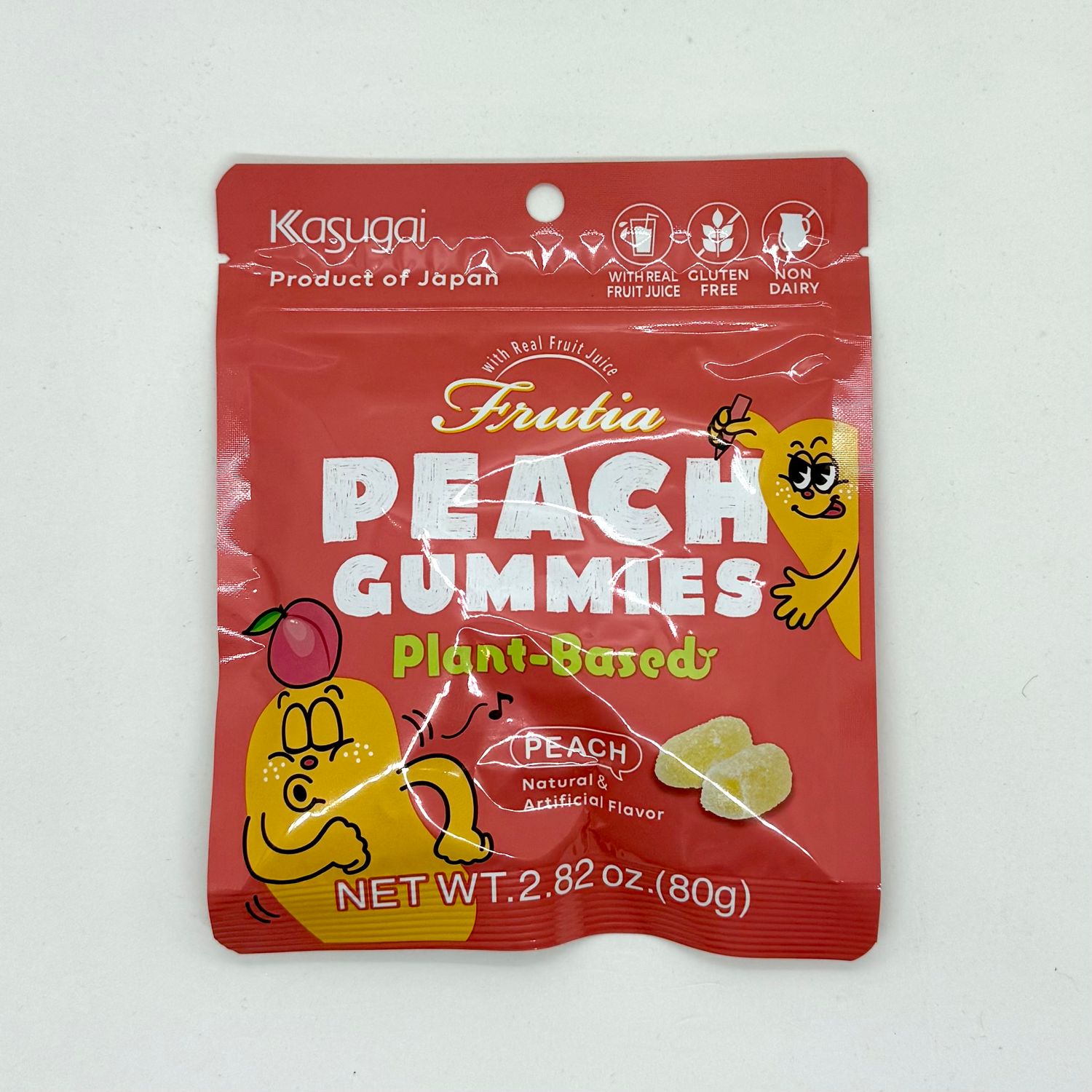 Kasugai Plant-Based Gummy Peach