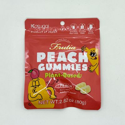 Kasugai Plant-Based Gummy Peach