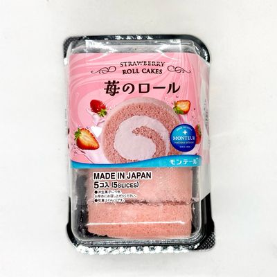 Monteur Roll Cakes Strawberry