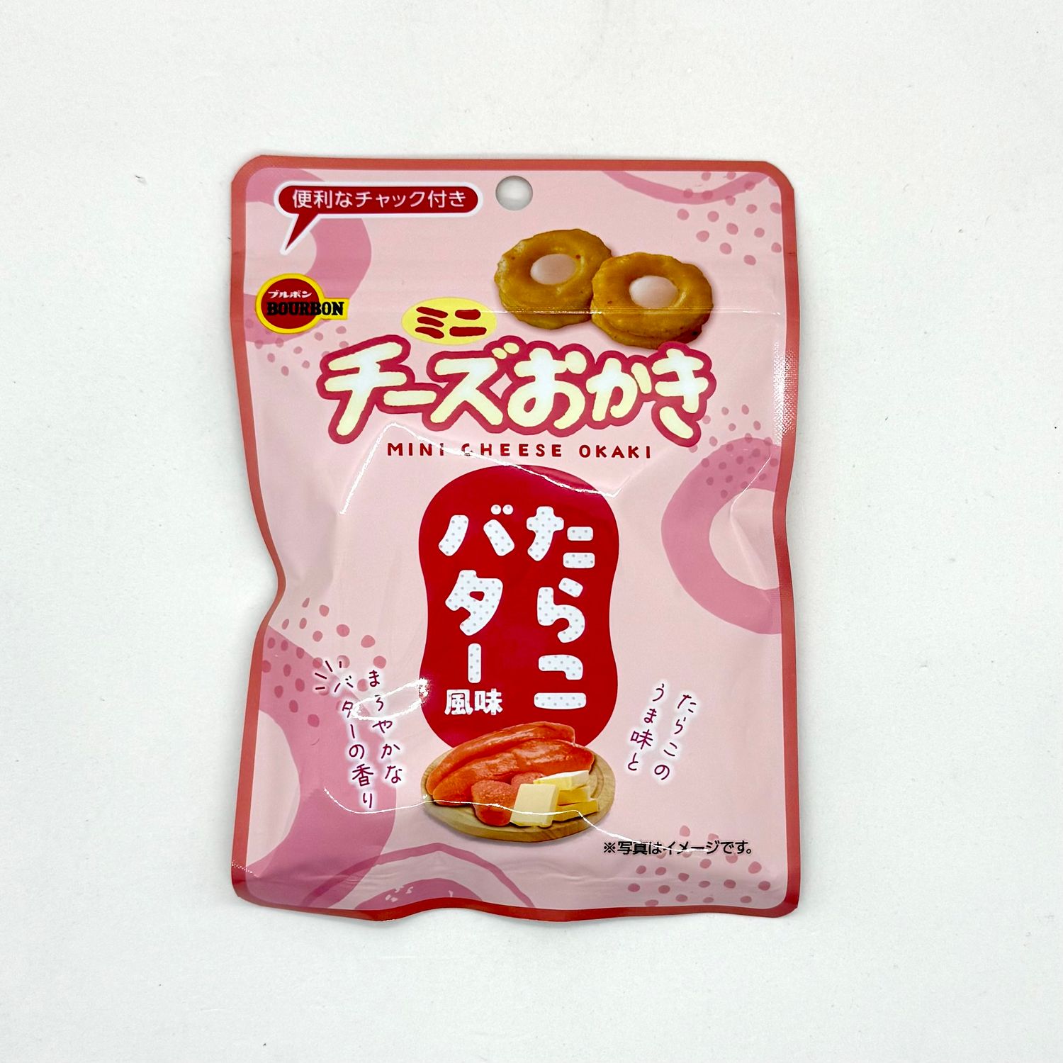 Bourbon Mini Cheese Okaki Tarako Butter