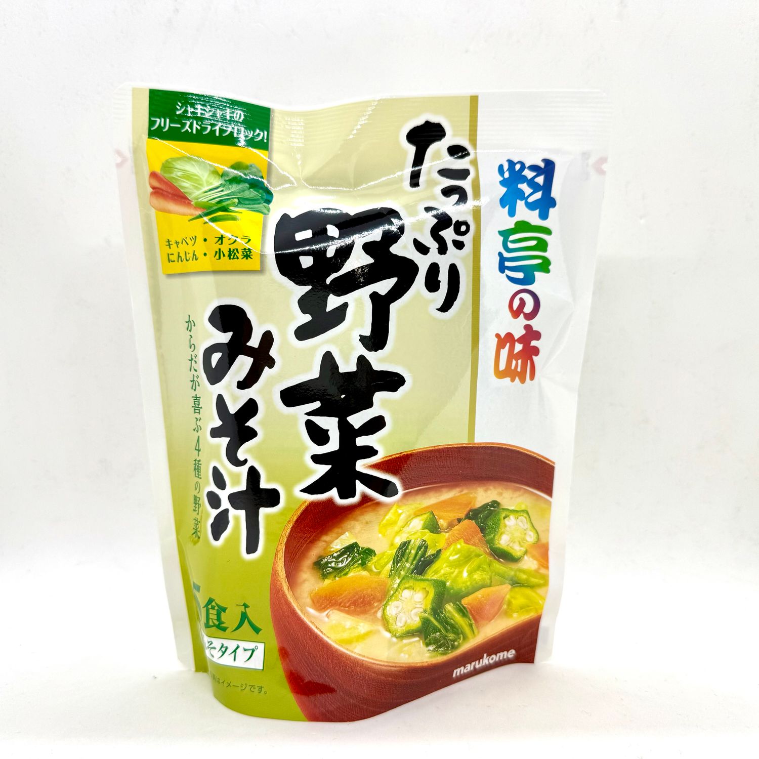 Marukome Tappuri Yasai Miso Soup 5pc