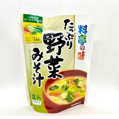 Marukome Tappuri Yasai Miso Soup 5pc