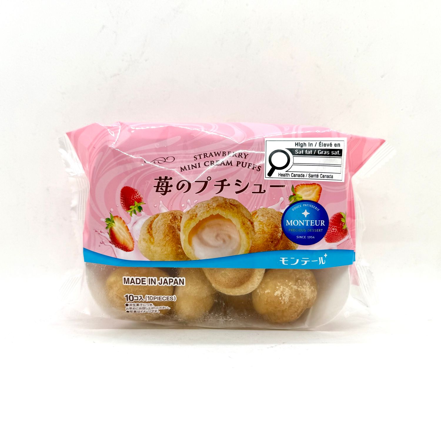 Monteur Strawberry Cream Puffs