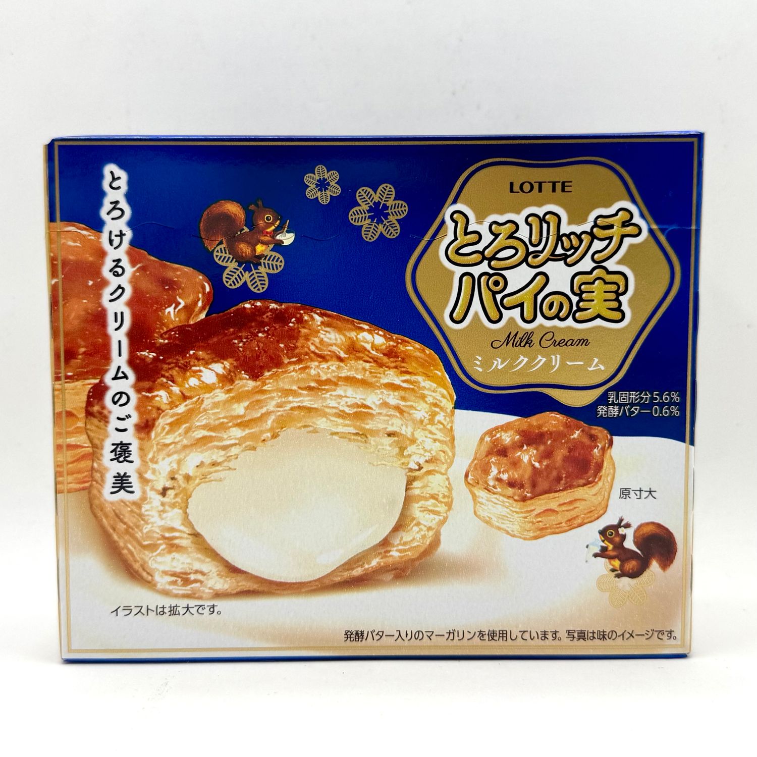 Lotte Pie No Mi Milk Cream
