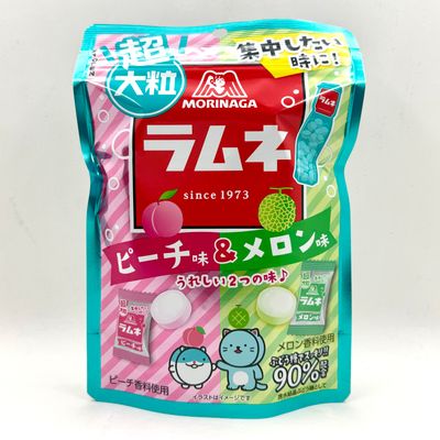 Morinaga Ramune Peach&amp;Melon