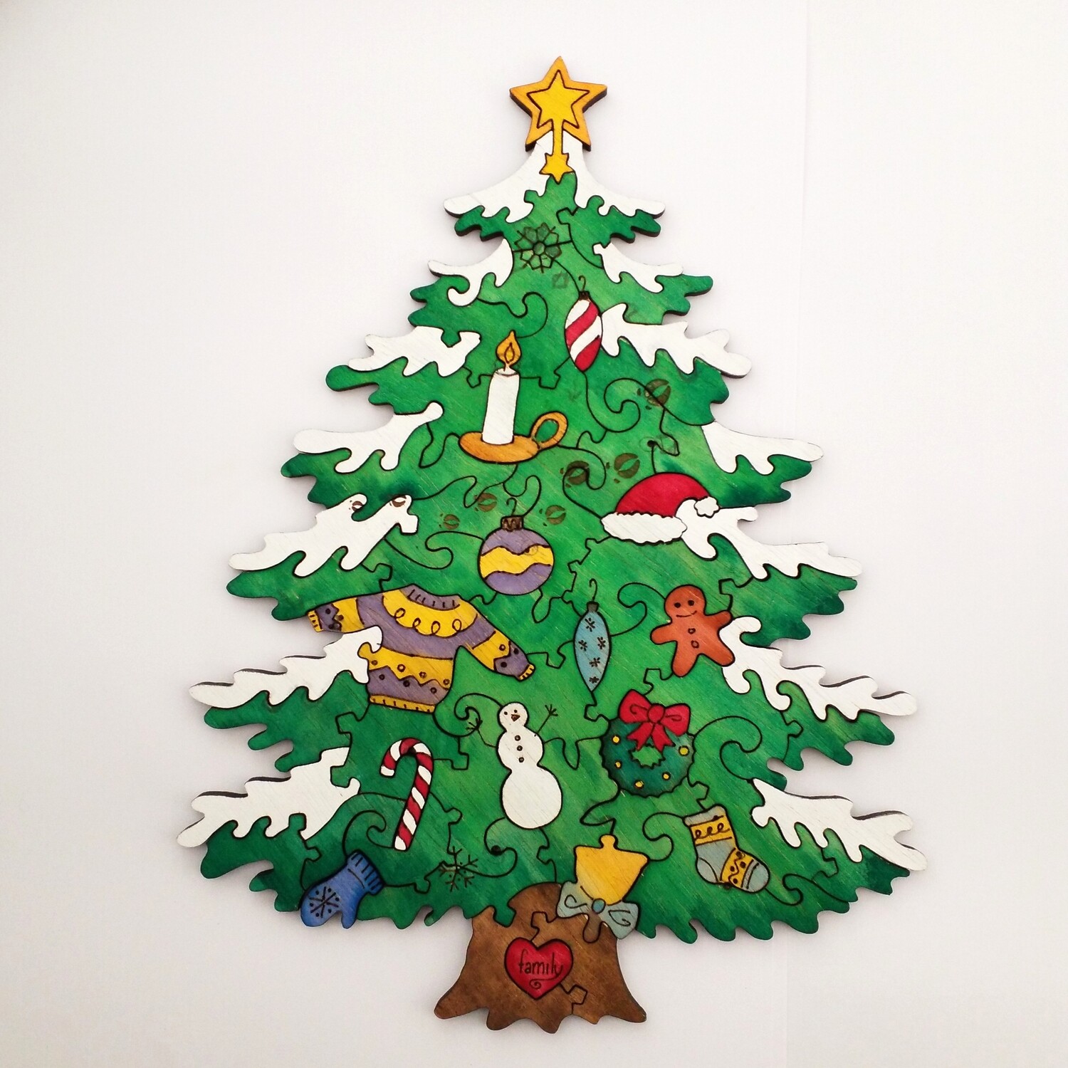 Digital File Christmas Tree Puzzle