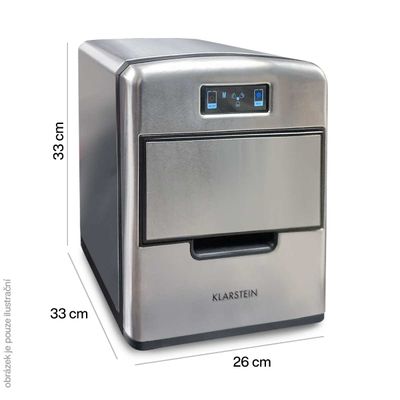 IceBox | Výrobník ledu Klarstein Metropolitan, 12kg/24h