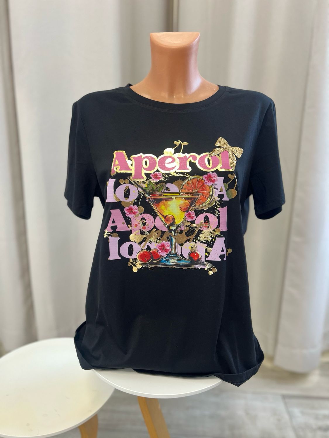 Shirt Aperol - Schwarz