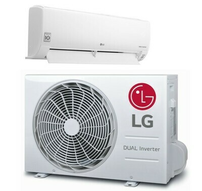 LG DC12RK R32 3,5kW Deluxe Smart inverter set binnen en buitenunit