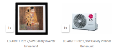 LG A09FT R32 2,5kW ARTCOOL GALLERY DUAL