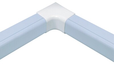Climaplus Haakse binnenbocht 125 x 75 mm Ral 9010 Wit