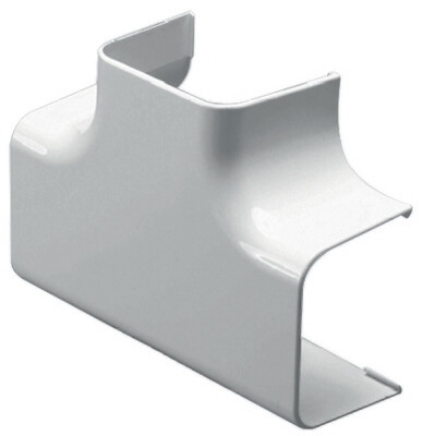 Climaplus T-stuk voor montagekanaal 90x65 mm Ral 9010 Wit