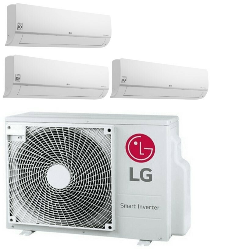 LG MU3R21-090909 R32 Triple Complete Multisplit Set