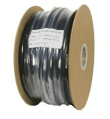 AKTIE 2021 Soepele zwarte rubberkabel 3 x 2,5 voor buitengebruik, rol 50m