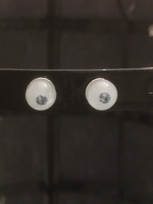Zilveren oorbellen 925 met Aquamarijn Parel