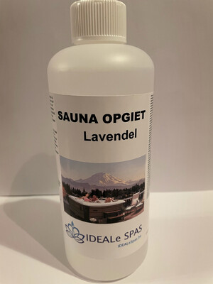 IDEALe SPAS SAUNA OPGIET - INFRAROOD LAVENDEL GEUR Aroma therapie zonder kleurstoffen