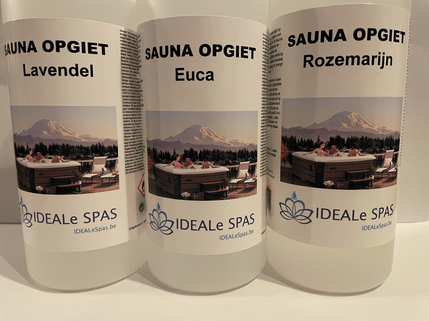 IDEALe SPAS SAUNA OPGIET - INFRAROOD LAVENDEL GEUR Aroma therapie zonder kleurstoffen