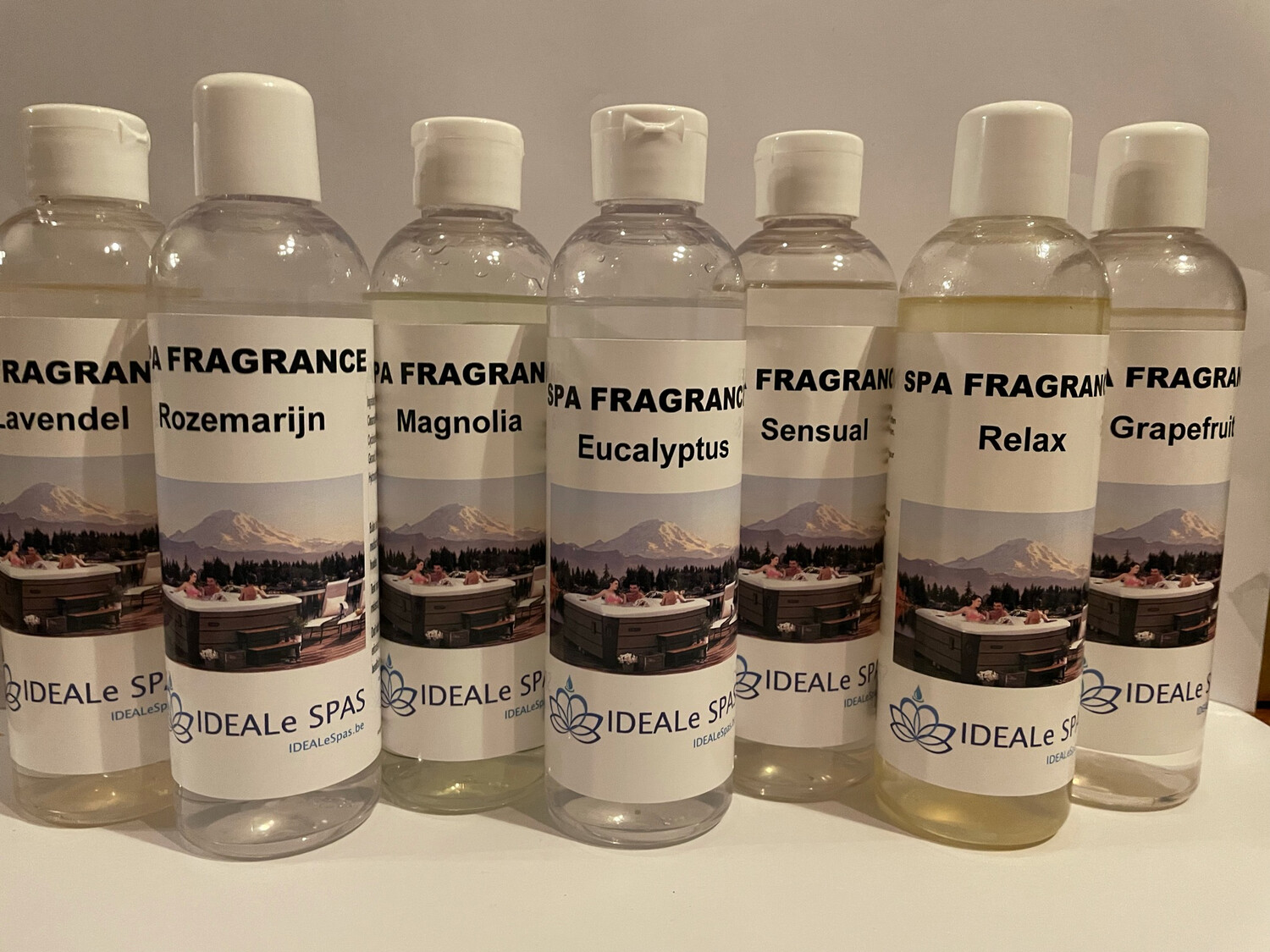 IDEALe SPAS SET 4 FRAGRANCE GEUREN zonder kleurstoffen Aroma therapie