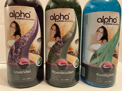SAUNA &amp; INFRAROOD GEUR ALPHA WELLNESS SENSATIONS : ALPENKRUIDEN