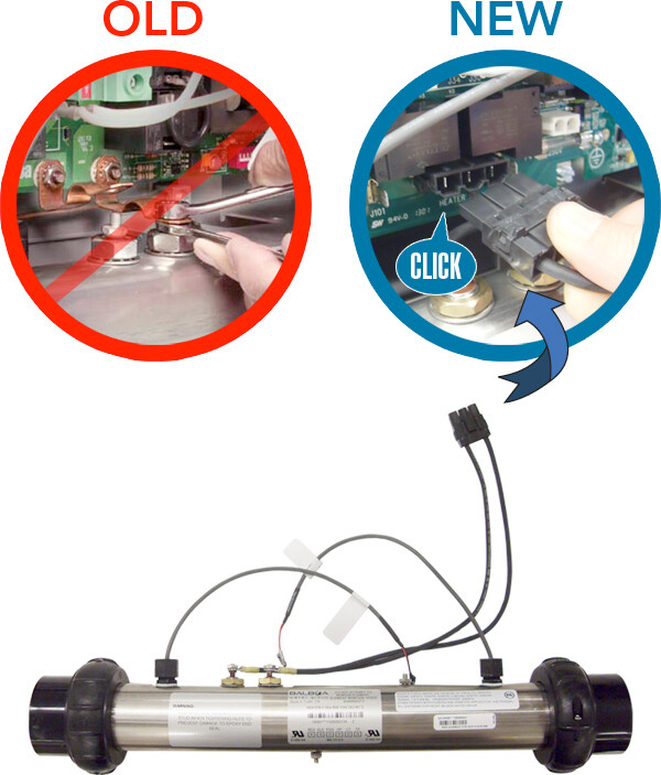 Balboa verwarming heater Plug n Click 2KW 3KW BP serie Balboa verwarming heater Plug n Click 2KW 3KW BP serie