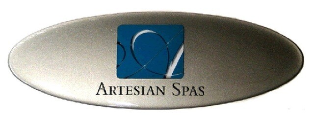 Artesian Spas Dome Logo Pillow PLATINUM Logo voor kussen