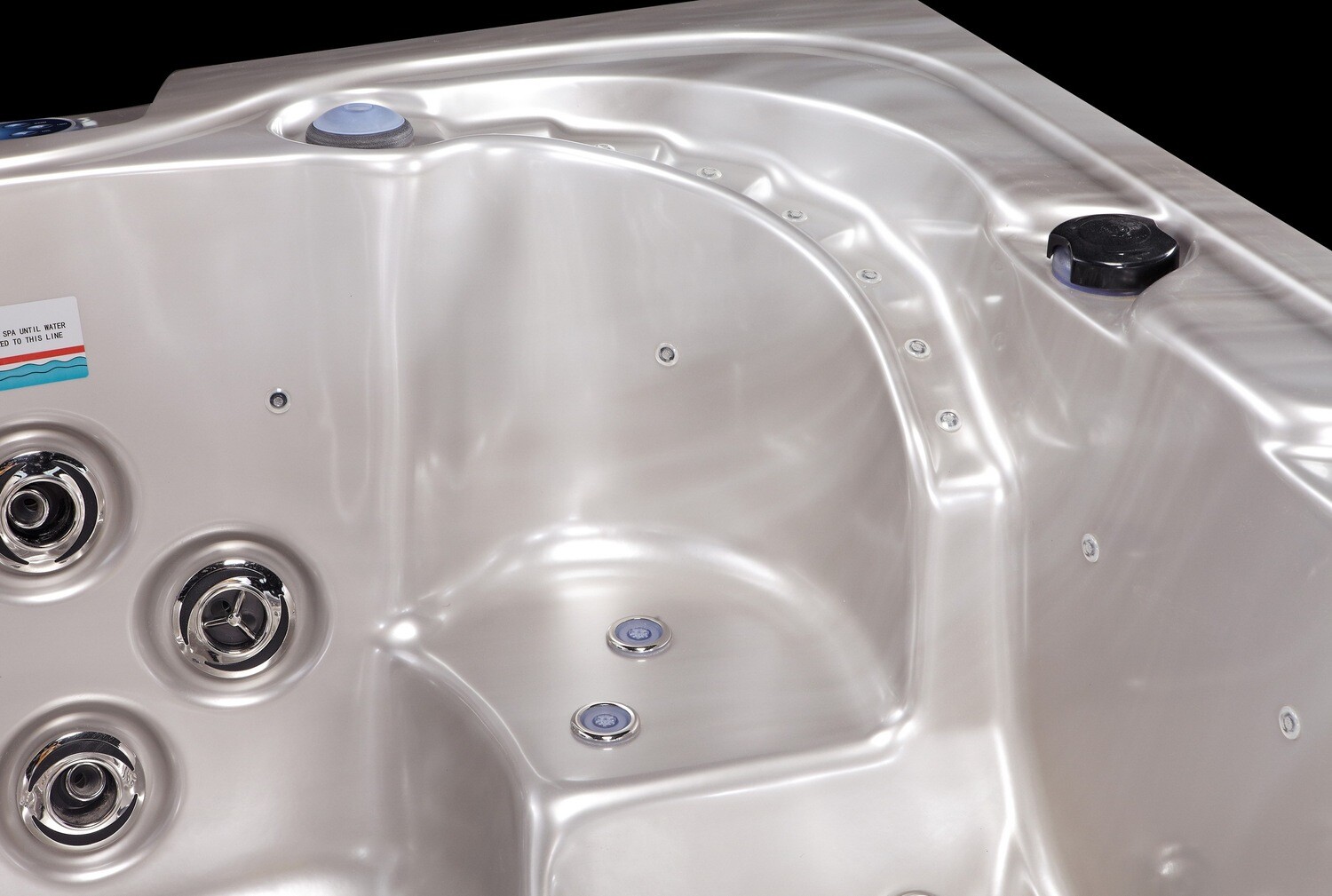 IDEALe Spas BARCELONA STAR 220x156x78cm 73jets 3pompen