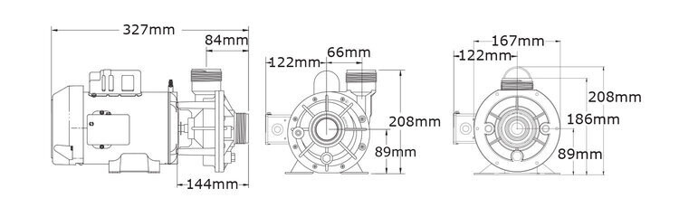 Gecko Circ Master pump HP CP circulatie pomp voor Artesian Spas Jacuzzi Sundance Master Spas