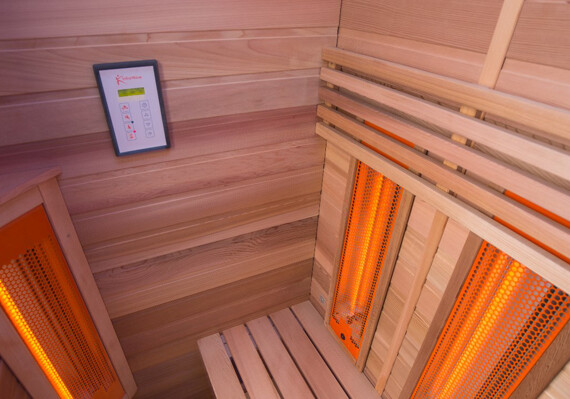 INFRAWAVE Infrarood cabine 115 x 101 x 202cm