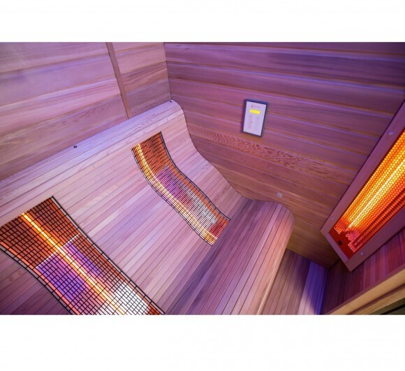 INFRAWAVE Lounge Infrarood cabine 141 x 141 x 202cm