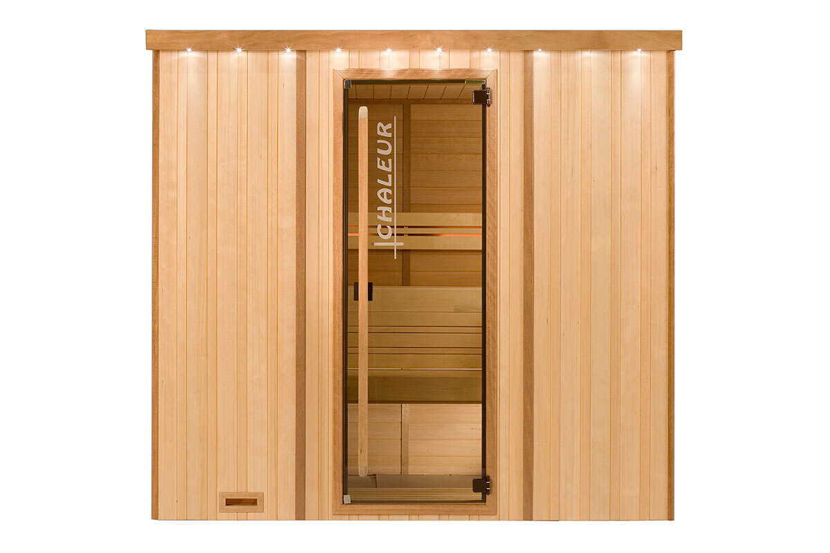 CHALEUR Hemlock Sauna 220x200cm