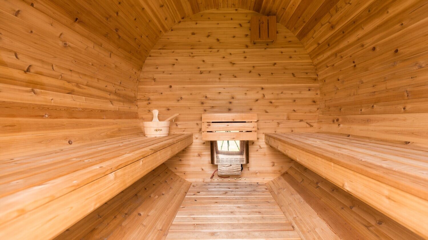 BARREL Sauna Outdoor ø215cm 240cm - 270cm - 300cm