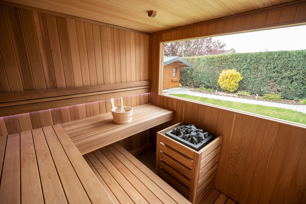 CHALEUR buiten Sauna 260cm x 210cm
