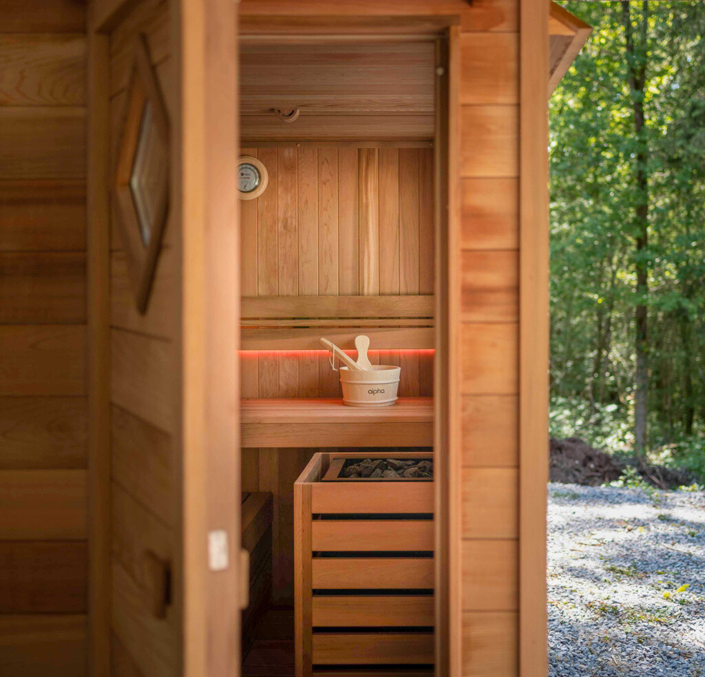 CHALEUR buiten Sauna 260cm x 210cm
