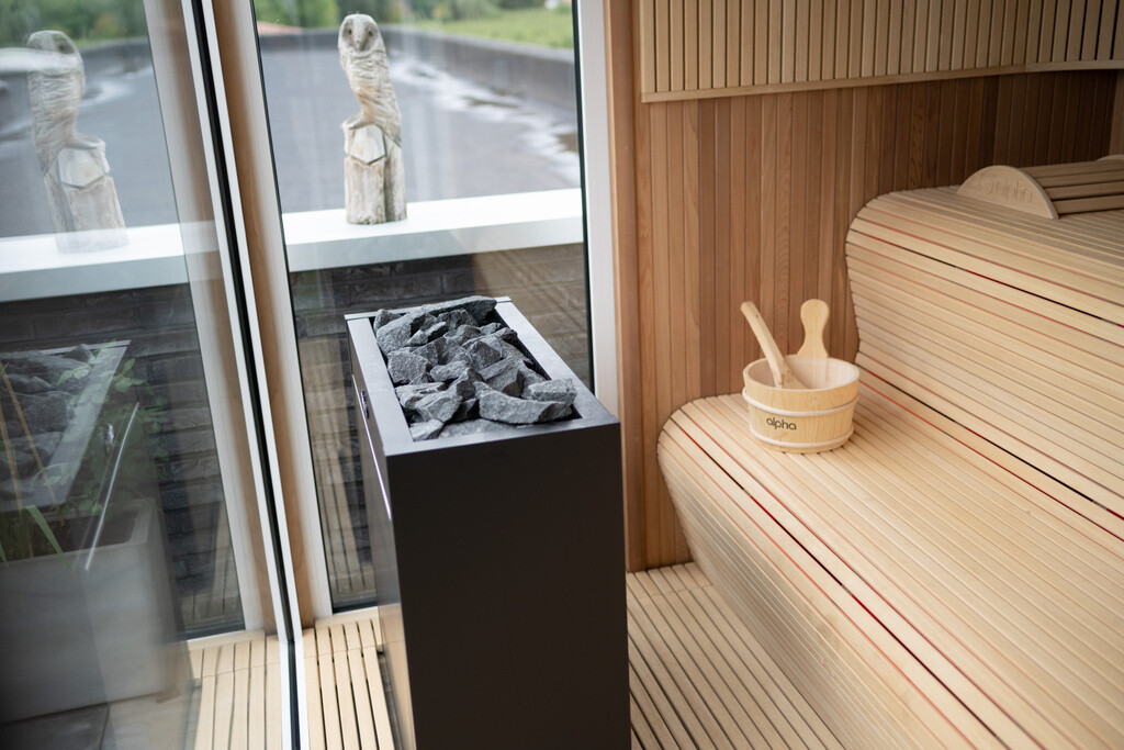 LUXURY Outdoor Sauna 245cm of 305cm