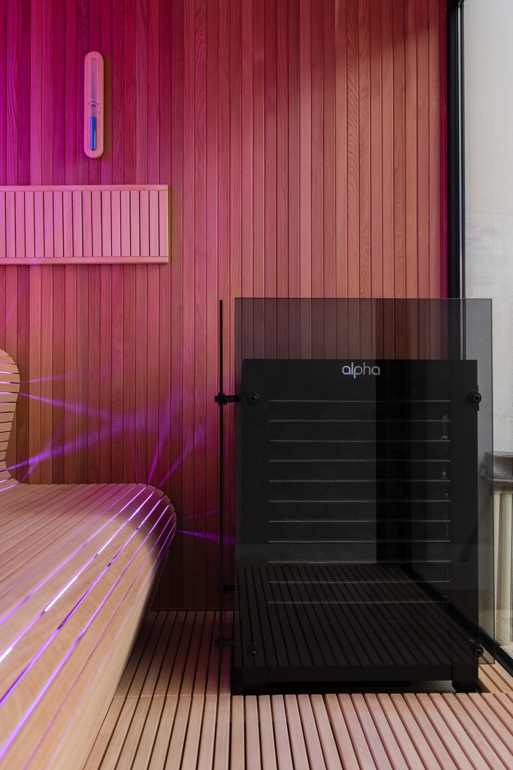 LUXURY Outdoor Sauna 245cm of 305cm