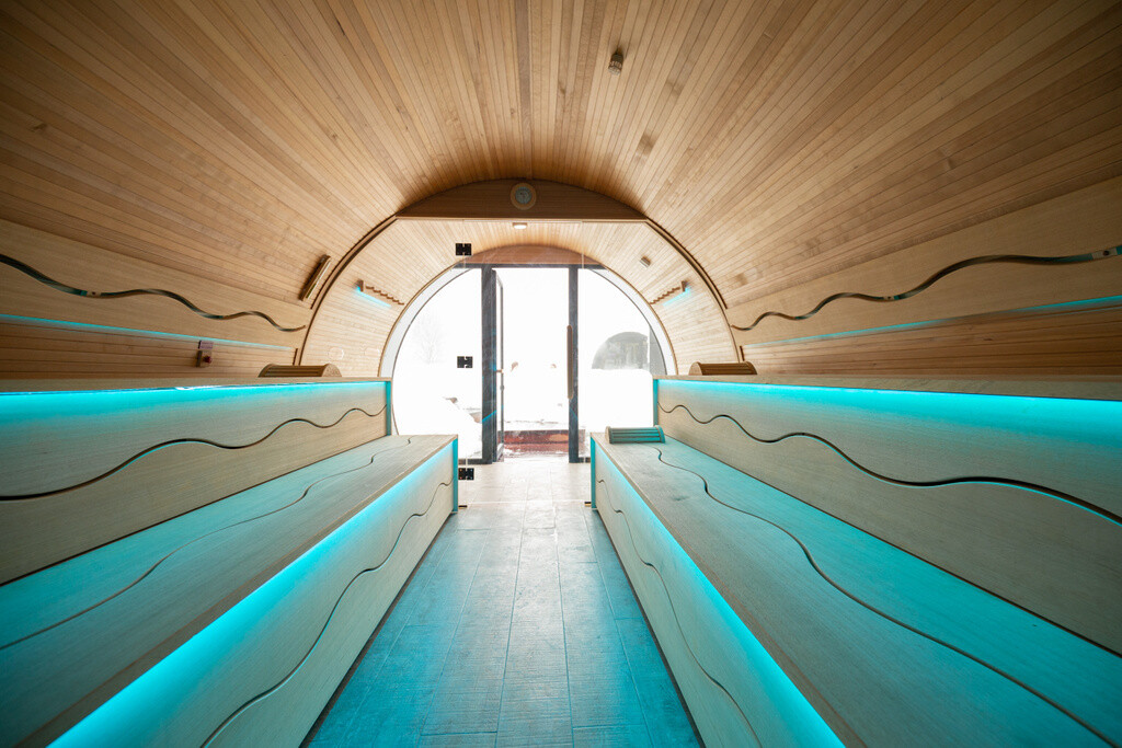 Eclipse XL Outdoor Sauna of Bio Sauna 480cm