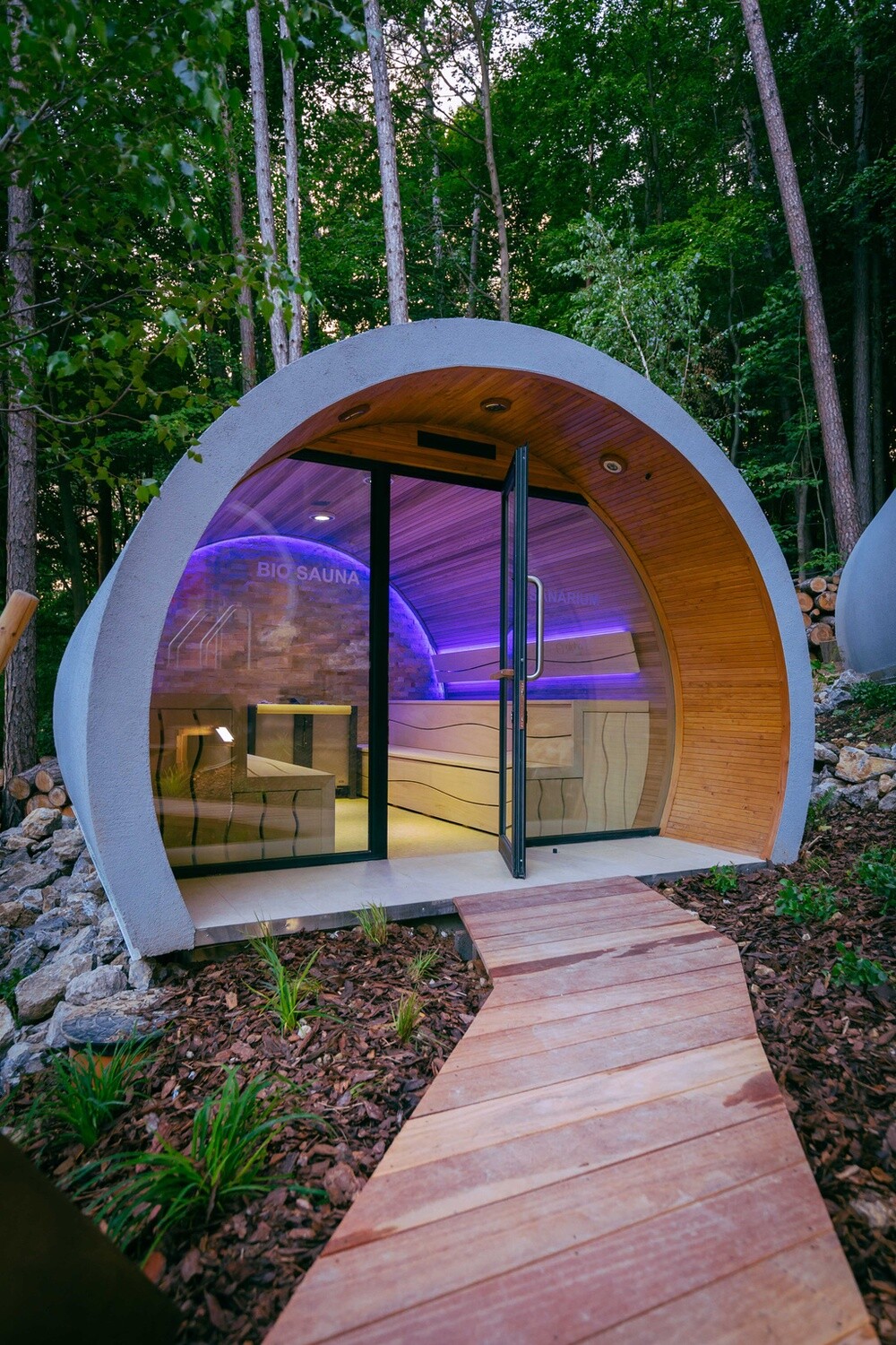 Eclipse XL Outdoor Sauna of Bio Sauna 480cm