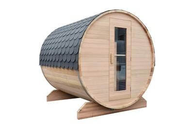 Barrel Infra Sauna Outdoor ø205cm x 230cm/430cm