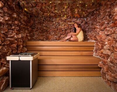 PRO Sauna Zoutgrot KRYPTON SALT CAVE L265 x D240 x H210cm