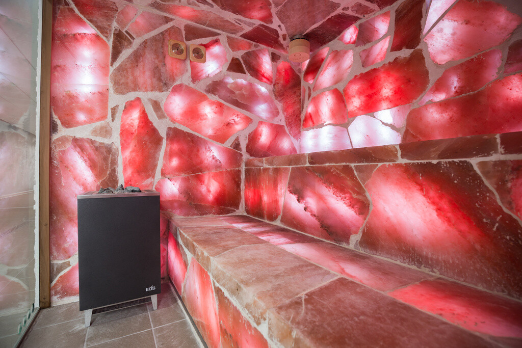 PRO Sauna zoutgrot MOSAICO SALT CAVE L220 x D200 x H230cm PRO Sauna zoutgrot MOSAICO SALT CAVE L220 x D200 x H230cm