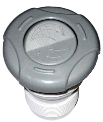 Artesian Spas Air Control krachtregelaar silver grijs, grijs of antraciet