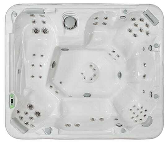 South Seas Spas 965L DX 65jets 275x232x91cm