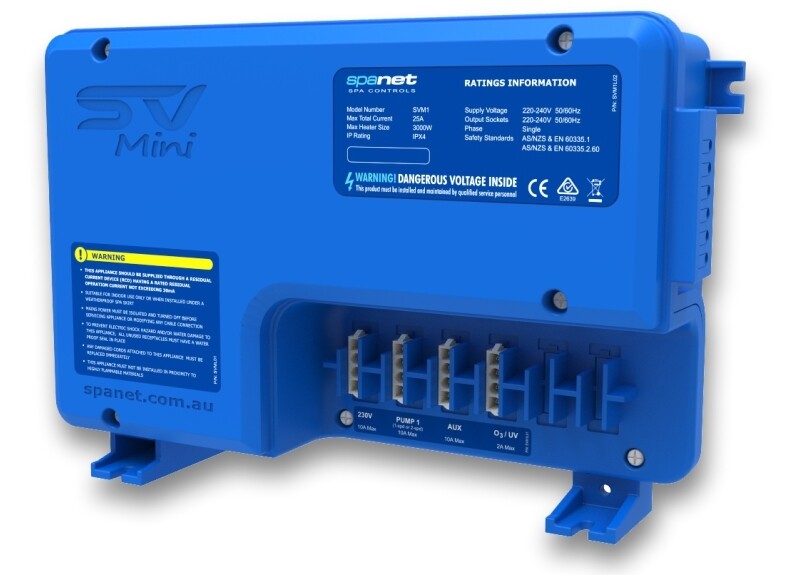 SPANET SPA NET SPACONTROLS SV2 SV3 SV4 besturingssystemen bedieningen