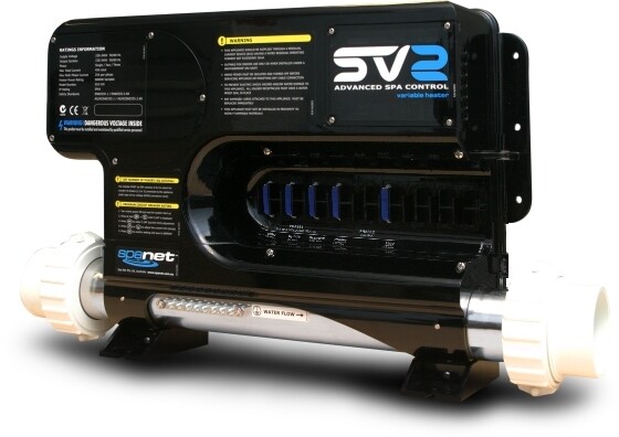 SPANET SPA NET SPACONTROLS SV2 SV3 SV4 besturingssystemen bedieningen