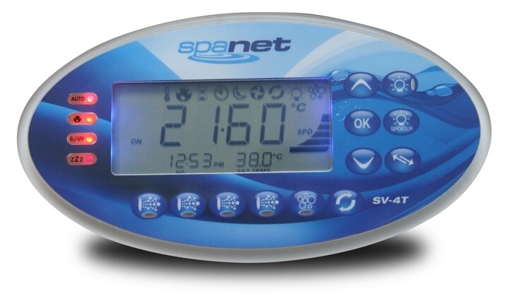 SPANET SPA NET TouchPad SV2 SV3 SV4 SVmini