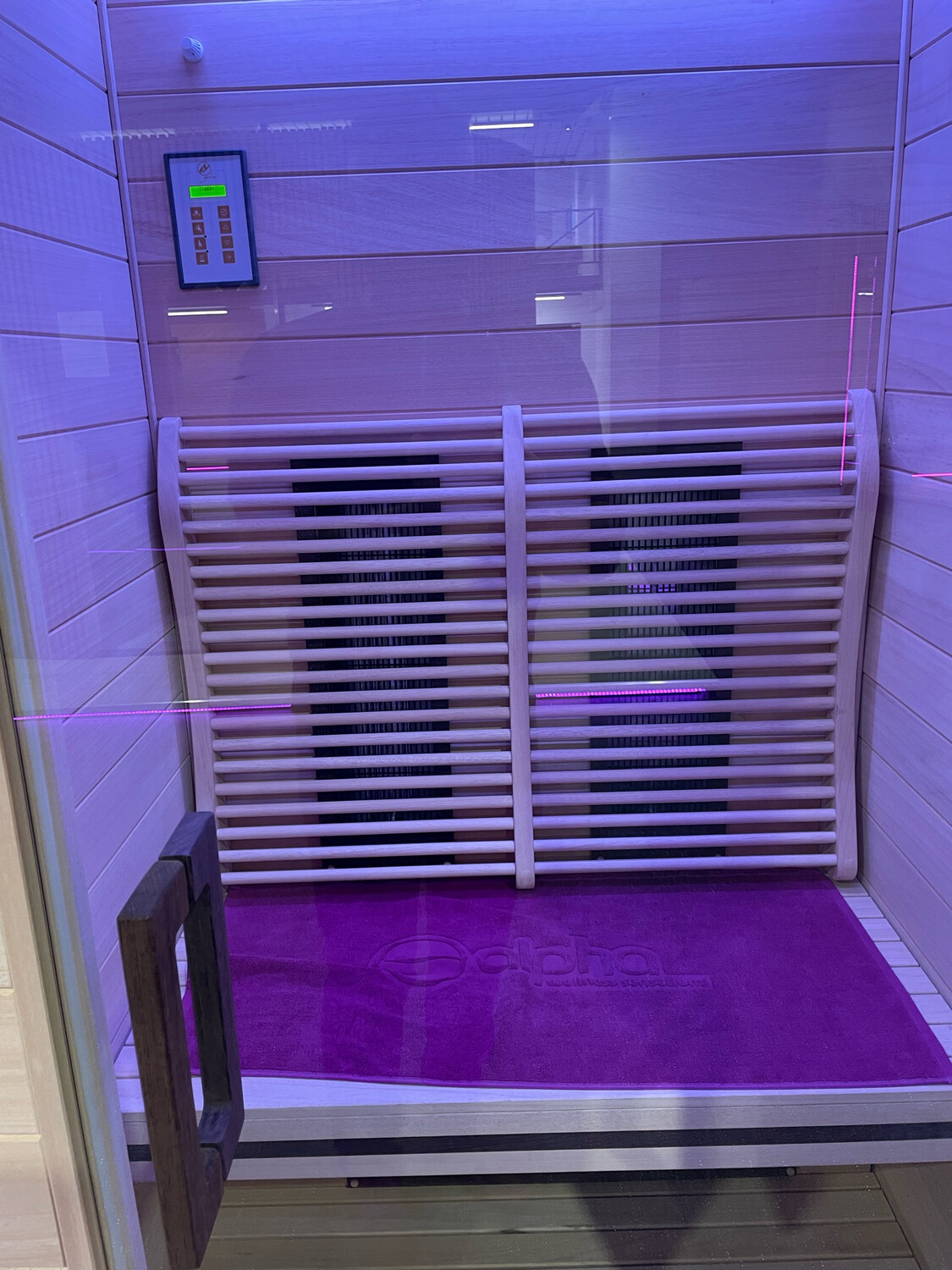 IDEALe InfraSauna LUXE 2 of 3 persoons Infrarood cabine Infraroodsauna 110cm diep en 200cm hoog