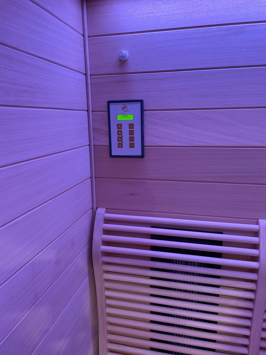 IDEALe InfraSauna LUXE 2 of 3 persoons Infrarood cabine Infraroodsauna 110cm diep en 200cm hoog